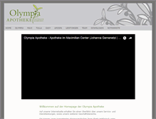 Tablet Screenshot of olympia-apotheke.eu